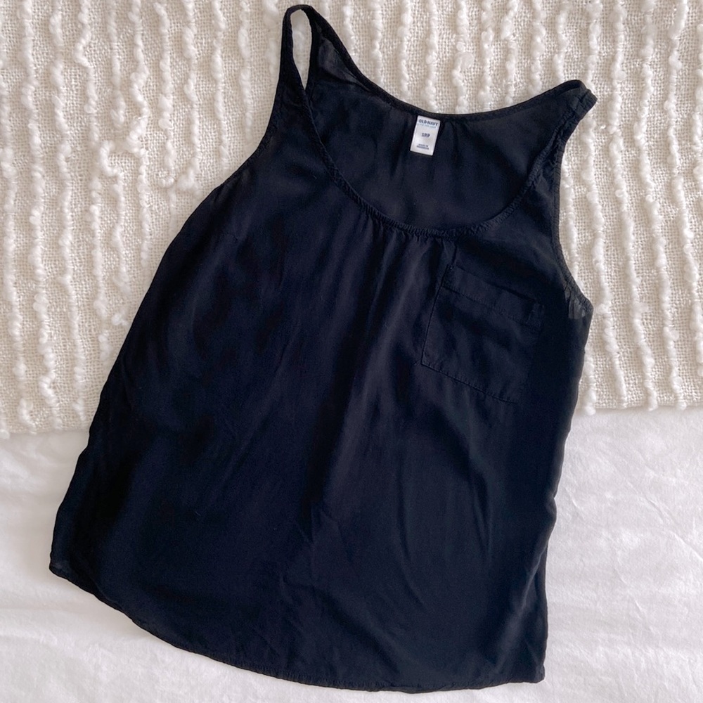Old Navy Sheer Tank with Pocket | Size S